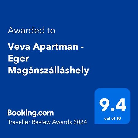 Veva Apartman - Eger Maganszallashely Екстериор снимка